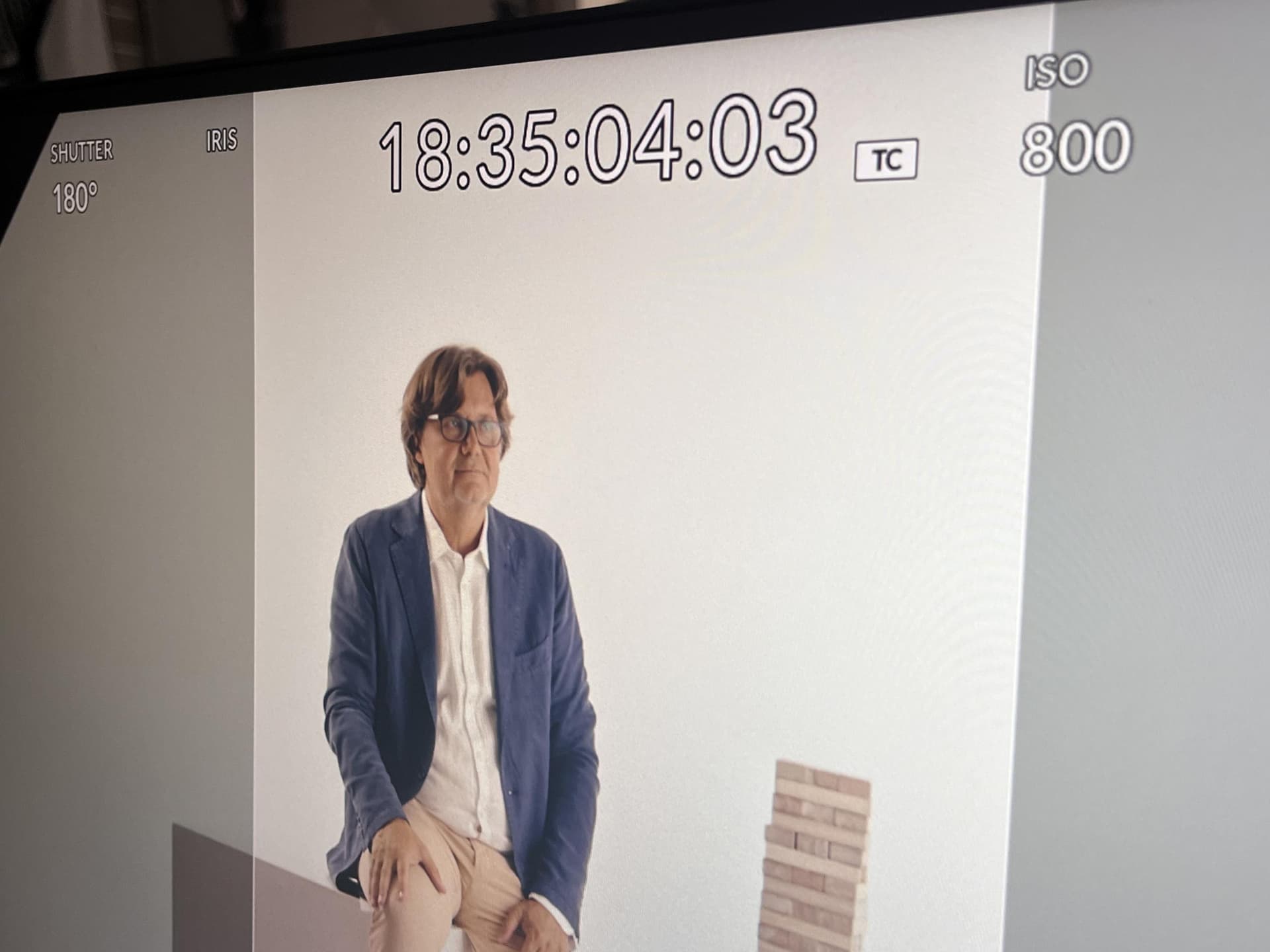 Sul set: attore in scena