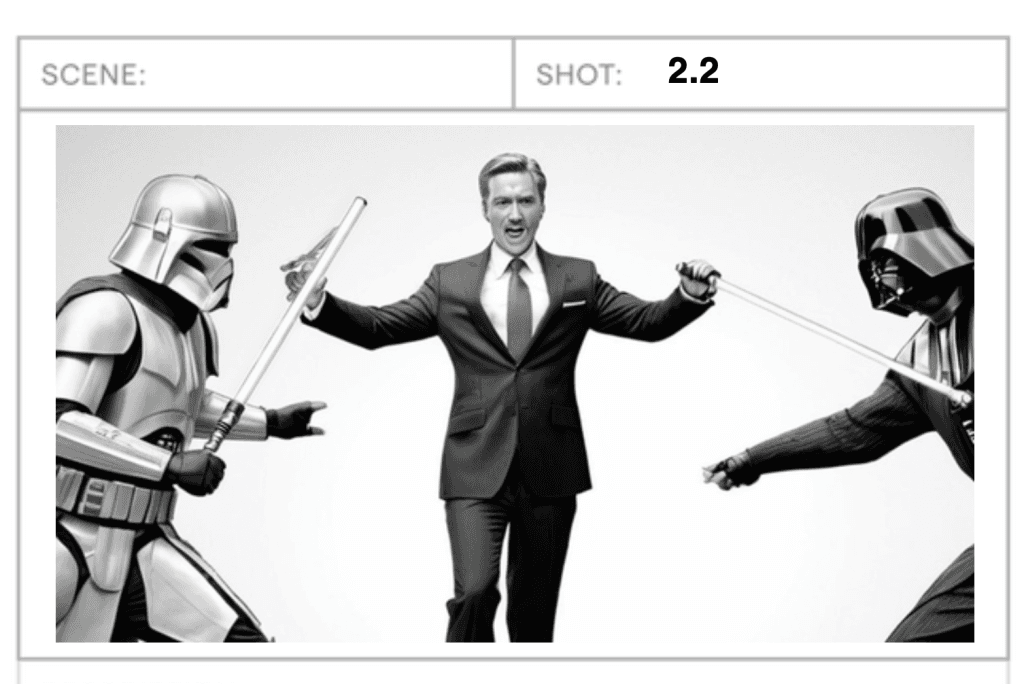 Storyboard beat 1