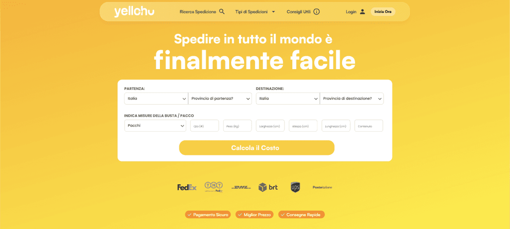 Yellohu UI: Dashboard